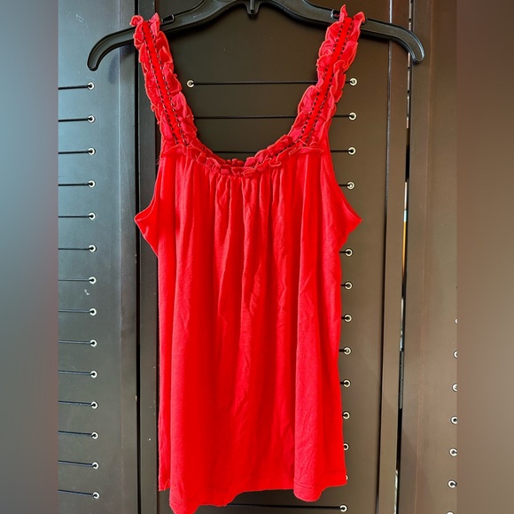 Express Ruffle & Beaded Top - Picture 3 of 3